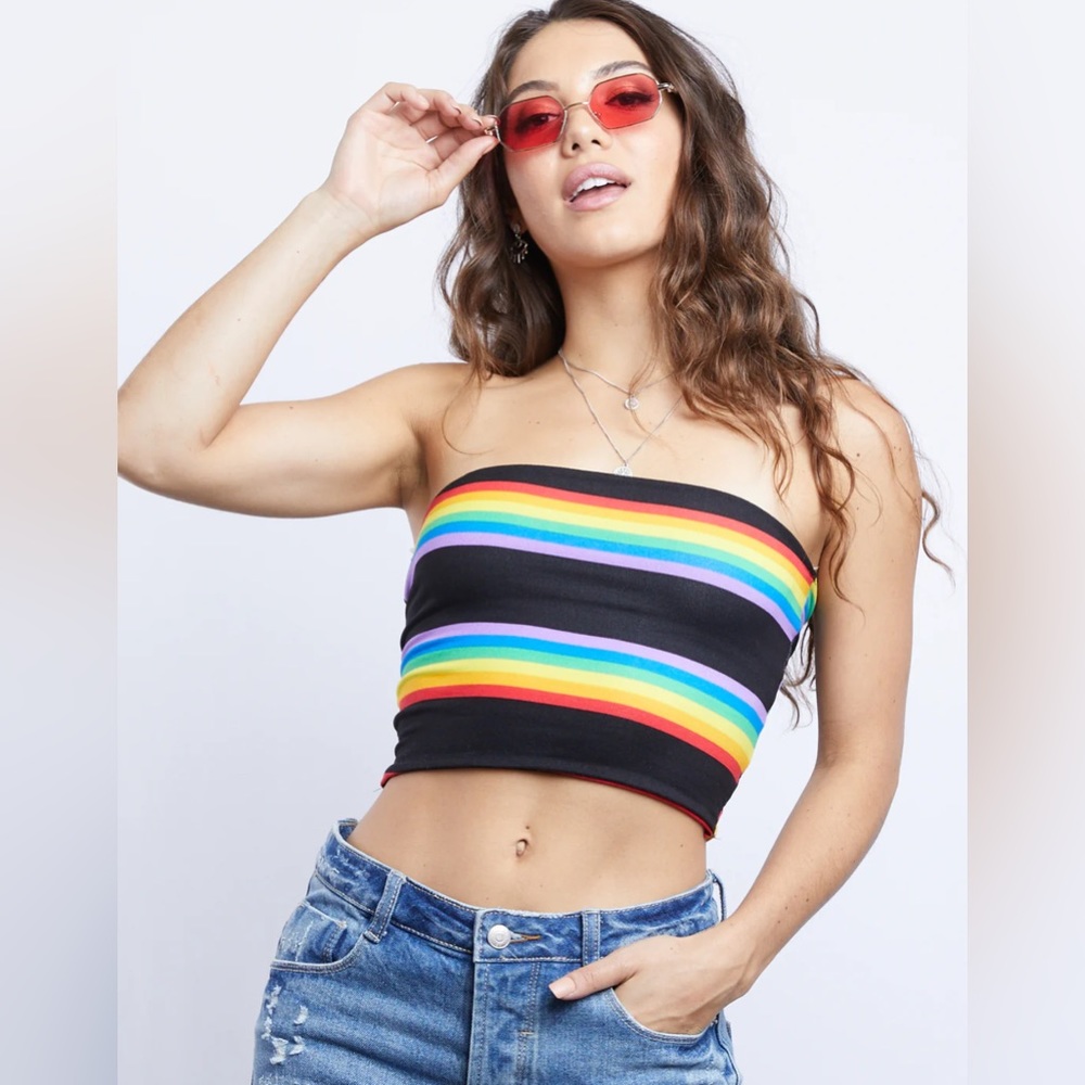 Fashion House Tube Top Sz L